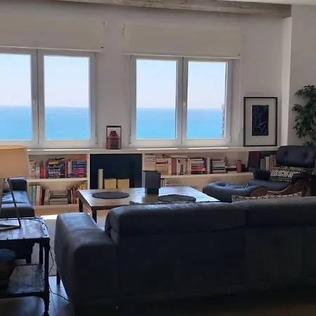 Atico Loft En Frente Al Mar Terraza Vista Espectacular *
